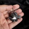 Street Hip Hop Classic Vintage Men Stainless Steel Fish Necklace