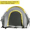 VEVOR Truck Tent 6.5', Truck Bed Tent, Pickup Tent for Full Size Truck, Waterproof Truck Camper, 2-Person Sleeping Capacity, 2 Mesh Windows, Easy To S
