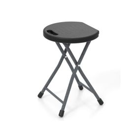 Portable Folding Stool with Built-in Handle for Traveling (Type: 1 Piece, Color: As pic show)