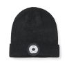 Wireless Beanie Hat with Light Winter Knitted Hat with 3 Lighting Modes Wireless 5.0 Beanie Hat for Music Lovers Men Women USB Rechargeable Machine Wa