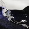 Sweater Chain Long Versatile Artificial Crystal Small Fish Pendant Simple Tassel Necklace Female Pendant